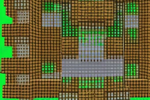 Jak zrobić wzór Creepera w Minecraft używając przedmiotów Loom i Banner